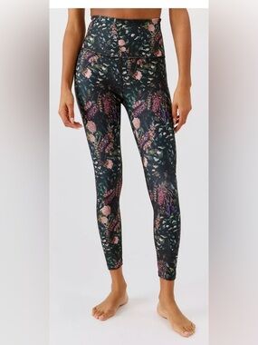 Beyond Yoga Forest Floral High-Waisted Midi Legging